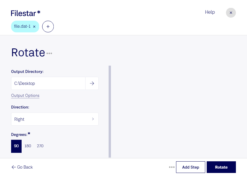 rotate dat-1