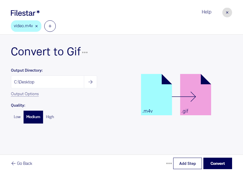Filestar Convert M4v To Gif