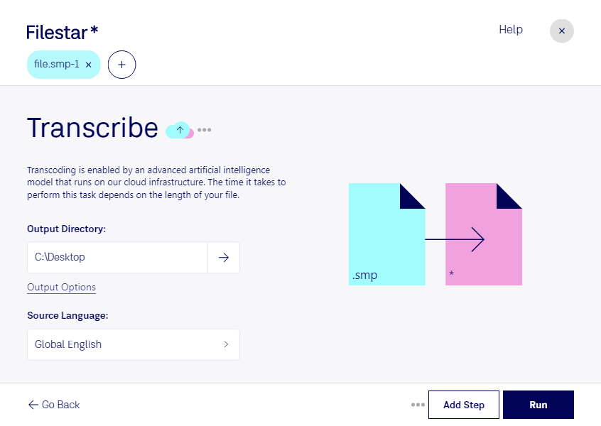 transcribe smp-1